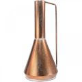 Floristik24 Vaso decorativo jarro decorativo vintage metal cor de cobre Ø26cm A58cm