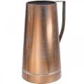 Floristik24 Vaso decorativo jarro decorativo cor de cobre vintage decorativo W21cm H36cm