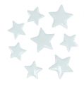 Floristik24 Estrelas decorativas para polvilhar branco 4-5cm 72p