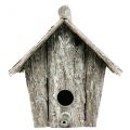 Casa de passarinho decorativa para pendurar Decoração de casa de passarinho casca H21cm