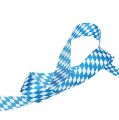Fita Deco branco-azul 25mm 20m | Floristik24.pt