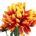 Floristik24 Flores artificiais decoração dálias flores artificiais laranja 62cm