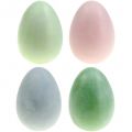 Floristik24 Ovos de Páscoa grandes cores pastel H16cm 4pcs