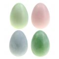 Floristik24 Variedade de ovos de páscoa cores pastel H10cm 8pcs