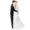 Estatueta decorativa de um casal de noivos, 10,5 cm | Floristik24.pt