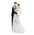 Floristik24 Figura de decoração de casal de noivos 10,5 cm