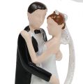 Floristik24 Figura de decoração de casal de noivos 10,5 cm