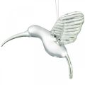 Floristik24 Beija-flor de decoração, decoração de vidro, ave do paraíso, pingente de vidro, pássaro de decoração