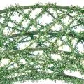 Guirlanda decorativa de arame verde para projetos DIY, 19 cm, 2 peças | Floristik24.pt