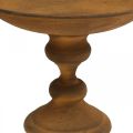 Tigela decorativa no pé tigela metal com aparência de ferrugem Ø22cm H18.5cm | Floristik24.pt