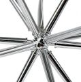 Floristik24 Estrela decorativa grande para pendurar 55cm de prata