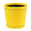 Floristik24 Pote decorativo &quot;Suki&quot; amarelo Ø12,5cm Alt.12,5cm, 1p