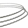 Floristik24 Corações de arame 25 cm anéis de onda anel de ligação para coroa de porta 10 peças