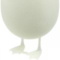 Floristik24 Ovo decorativo com pernas Clara de ovo de Páscoa Decoração de mesa Figura de Páscoa Altura 25cm