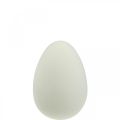 Floristik24 Creme de ovo decorativo ovo de páscoa flocado decoração de vitrine páscoa 25cm