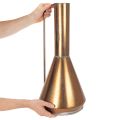 Elegante vaso de chão, estilo vintage, oriental, jarro decorativo em metal cor de cobre, Ø27cm A58cm | Floristik24.pt