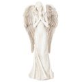 Floristik24 Estatueta de anjo em pé, em oração, para decoração, 36 cm