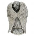 Floristik24 Deco angel grey 15cm