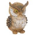 Floristik24 Estatueta de coruja, pequena coruja sentada, decoração, 11 cm