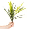 Ramo de samambaia artificial, planta verde artificial para decoração, 45 cm | Floristik24.pt