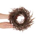 Guirlanda artificial com ramos de samambaia, decoração de outono, 35 cm | Floristik24.pt