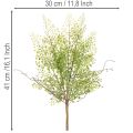 Ramo artificial de ruscus verde para decoração floral, 41 cm | Floristik24.pt