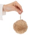 Enfeite decorativo de pompom para árvores de Natal, 10 cm | Floristik24.pt