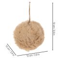 Enfeite decorativo de pompom para árvores de Natal, 10 cm | Floristik24.pt