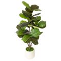 Floristik24 Ficus lyrata artificial de 120 cm para decoração de sala de estar.