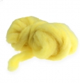 Floristik24 Rebite de lã 10m amarelo