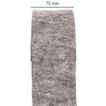 Fita de feltro, alça para panela, 100% lã, cinza/preto, 7,5 cm de largura, 5 m de comprimento | Floristik24.pt