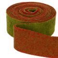 Fita de feltro bicolor para