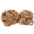 Floristik24 Lã de ovelha marrom mesclada, lã natural, solta, para artesanato, 250g