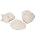 Lã de ovelha solta, lã natural, mescla branca, versátil, 250g | Floristik24.pt