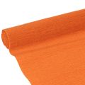 Floristik24 Papel crepom para florista, rolo laranja, 50x250cm