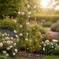 Treliça de jardim, suporte para roseiras e outras plantas trepadeiras, ideal para o design do jardim, 108 cm, conjunto de 2. | Floristik24.pt