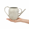 Vaso de metal vintage para plantas/regador, decoração antiga para jardim, 32x10,5x18cm | Floristik24.pt
