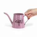 Regador decorativo de metal, com desenho de dente-de-leão rosa, 12 cm, 2 peças | Floristik24.pt