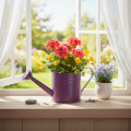 Regador decorativo, vaso de metal roxo, Ø13,5cm A12,5cm | Floristik24.pt