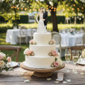 Estatueta de casamento com noivos, 10,5 cm | Floristik24.pt