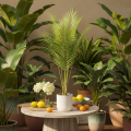 Ramo de palmeira artificial, planta artificial para arranjos, 90 cm | Floristik24.pt