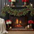 Ramo de pinheiro decorativo, guirlanda artificial para arranjos de inverno, 190 cm | Floristik24.pt