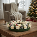 Rosa artificial, cor creme, flor de 10 cm no caule, 100 unidades. | Floristik24.pt