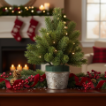 Ramo de pinheiro artificial verde para decoração de inverno, 25 cm, 24 peças | Floristik24.pt