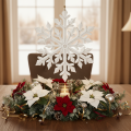 Floco de neve decorativo grande, para pendurar, 30 cm | Floristik24.pt