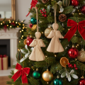 Conjunto de 12 anjinhos para pendurar na árvore de Natal, 10 cm. | Floristik24.pt