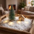 Neve artificial decorativa de plástico, grossa, 30g | Floristik24.pt