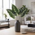 Alocasia orelha de elefante folha de seta plantas artificiais verde 55 cm | Floristik24.pt