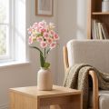 Cravo barbudo Cravo artificial Pêssego Rosa 52cm | Floristik24.pt