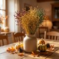 Linho decorativo de grama seca várias cores Alt.50cm 80g | Floristik24.pt